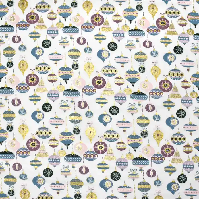 Baumwolle, Popeline, festlich, 28548-051, weiß Echt