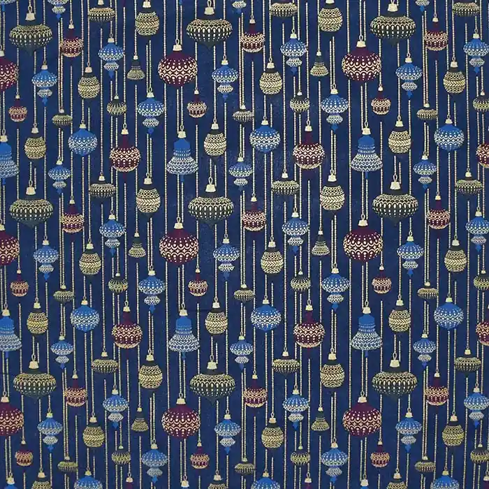 Baumwolle, Popeline, festlich, 28551-008, blau Bestpreis