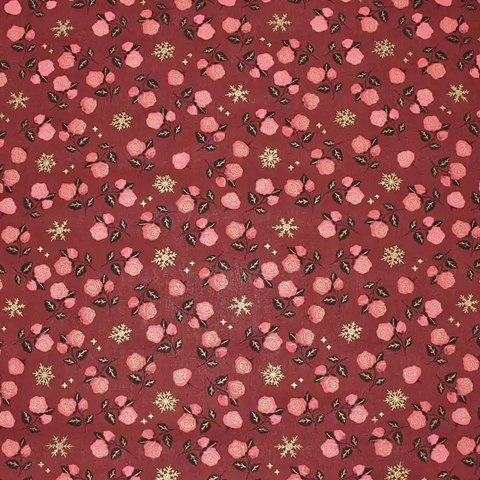 Top-Seller Baumwolle, Popeline, festlich, 28554-016, ziegelfarben