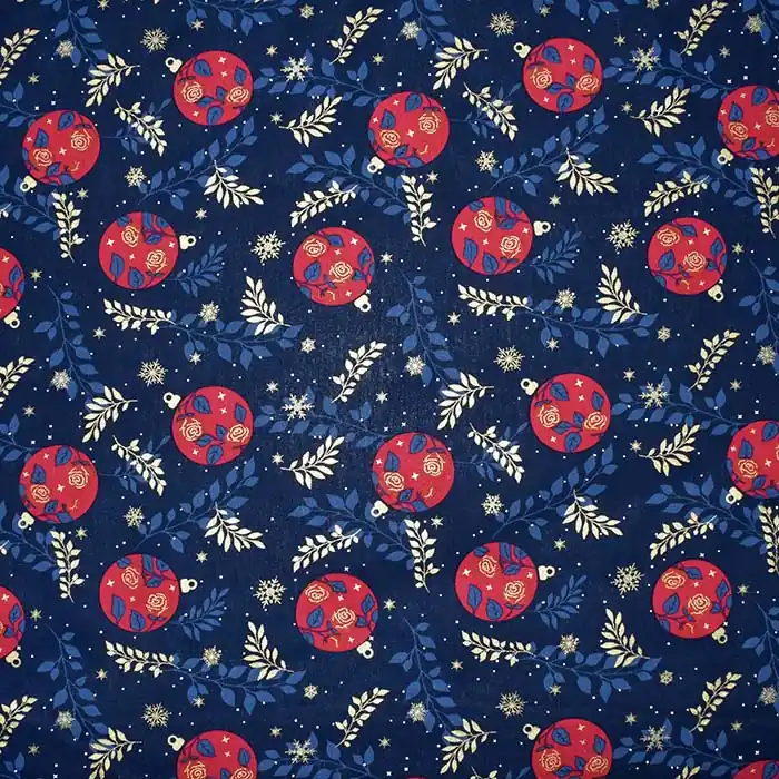 Baumwolle, Popeline, festlich, 28556-008, blau Direkt Vom Hersteller