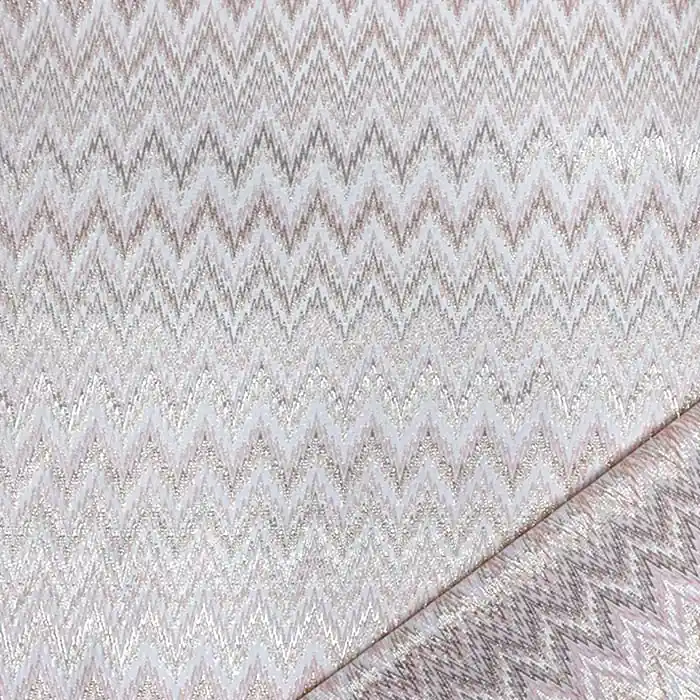 Jacquard, beidseitig, geometrisch, 29556-688, rosa Solange Der Vorrat Reicht