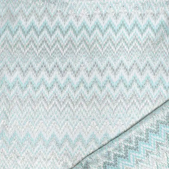 Preisreduziert Jacquard, beidseitig, geometrisch, 29556-513, mint