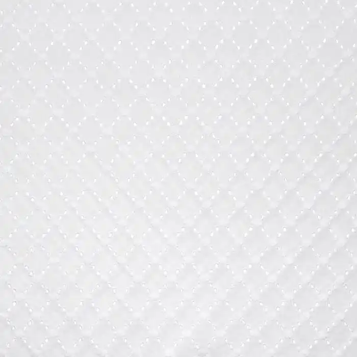 Baumwolle, Richelieu, Karo, 29382-350, weiß Billig