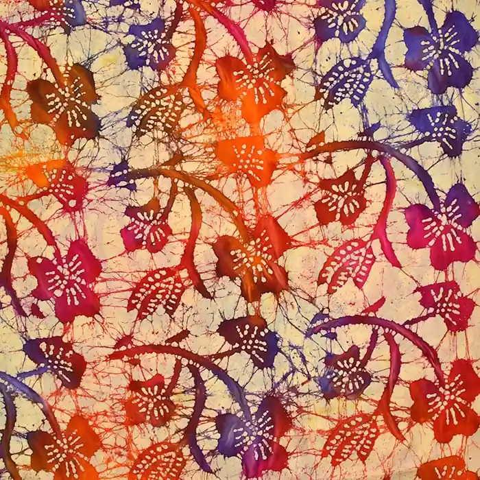 Jetzt Kaufen Gewebe, Viskose, Batik, 29499-002, bunt-beige