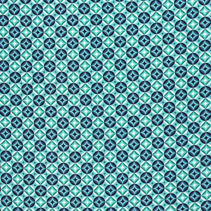 Gewebe, Viskose, geometrisch, 29293 Handgefertigt