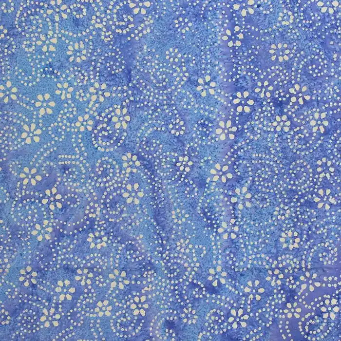 Preisknaller Baumwolle, Popeline, Batik, Ornament, 29210-001, blau