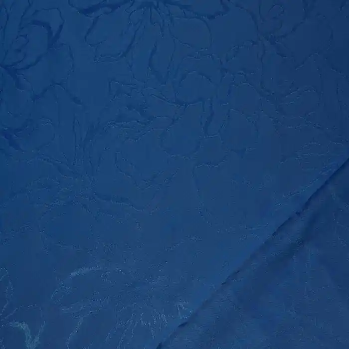 Gewebe, Viskose, floral, 29271-12, blau Weltweiter Versand