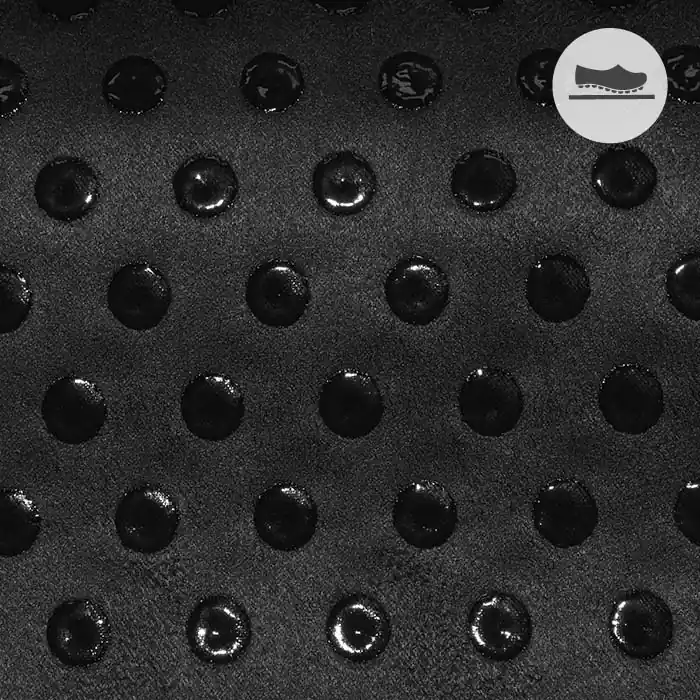 Rutschfeste Applikation auf Samt, Punkte, 27434 Sonderangebot