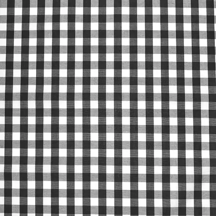 Baumwolle, Popeline, Karo, 29460-18, schwarz Top-Angebot