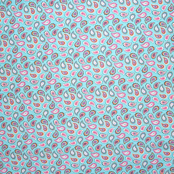 Rabatt Baumwolle, Popeline, Ornament, 28561-021