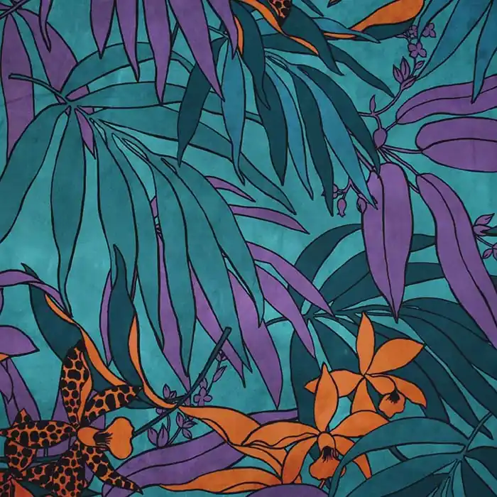 Satin, Polyester, digital, Natur, 28791 Highlight