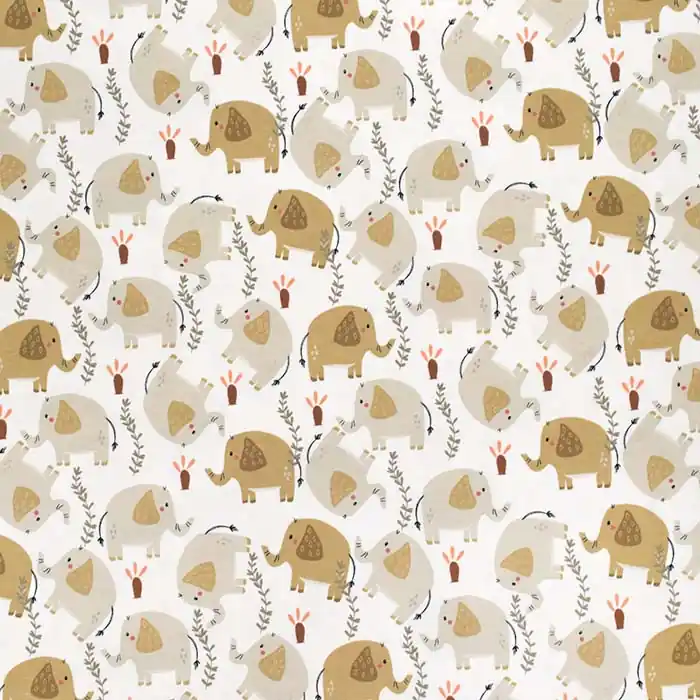 Neuheit Jersey, Baumwolle, Tiere, 29113-589