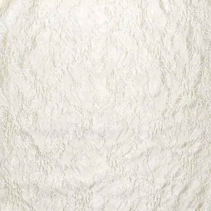 Schneller Versand Jacquard, floral, 28540-016, sahne