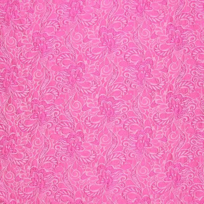 Knallerangebot Jacquard, floral, 28540-012, rosa