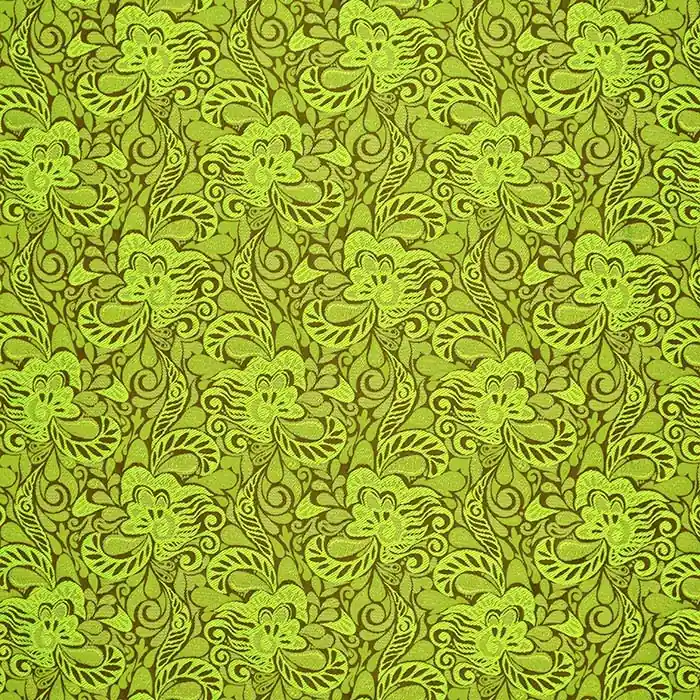 Jacquard, floral, 28540-019, neongelb Echt