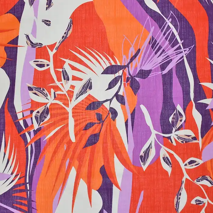 Heute Kaufen Gewebe, dünn, Baumwolle, Natur, 29298-3, orange