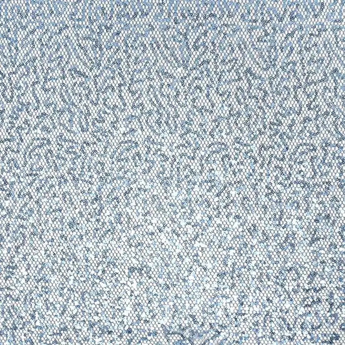 Wirkware, Netz, Pailletten, 28109-673, blau Solange Der Vorrat Reicht