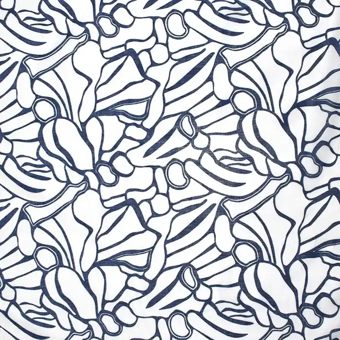 Sale Baumwolle, dünn, abstrakt, 29323-9, blau