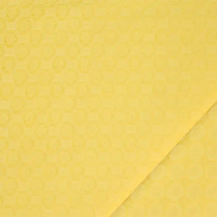 Gewebe, elastisch, geometrisch, 29332-11, gelb Preisreduziert
