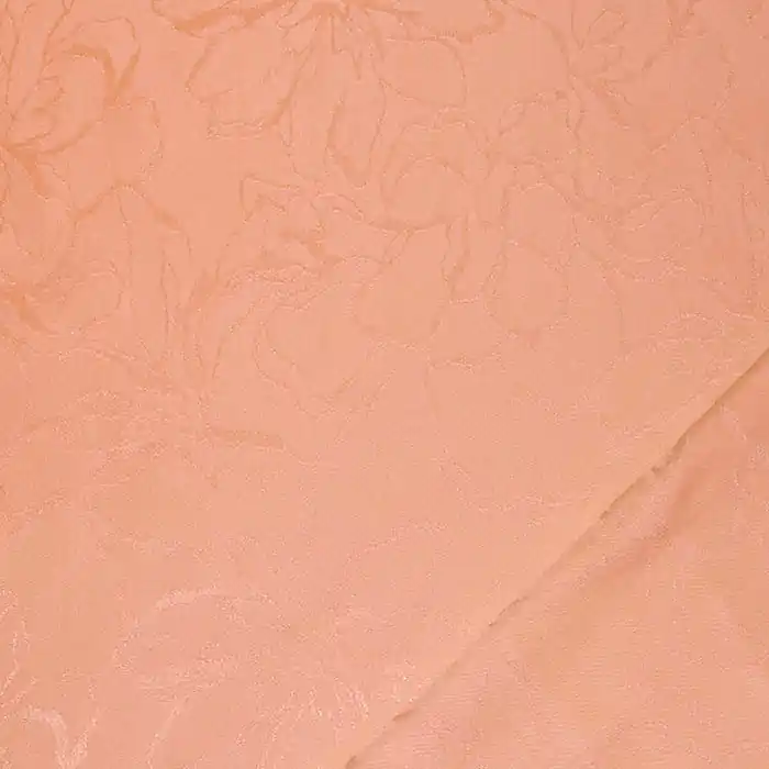 Schnäppchen Gewebe, Viskose, floral, 29269-26, aprikose