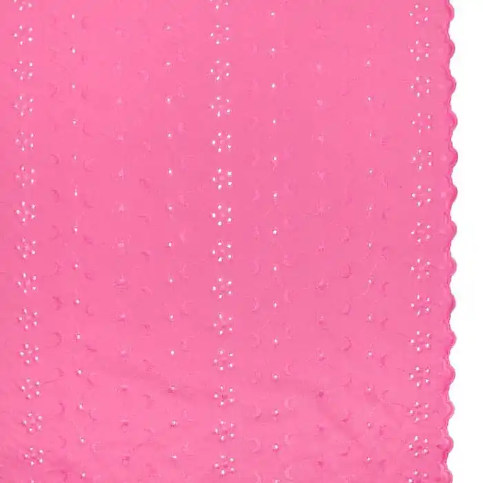 Gewebe, dünn, Richelieu, 25007-262, rosa Kostenloser Versand