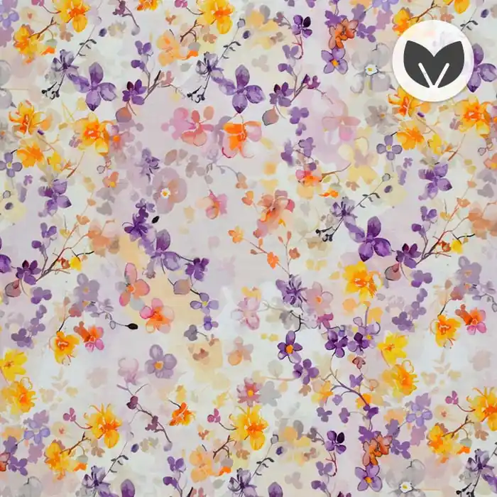 Jersey, Viskose, floral, 29225-58 Sonderaktion