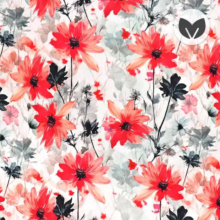 Jersey, Viskose, floral, 29225-72 Jetzt Kaufen