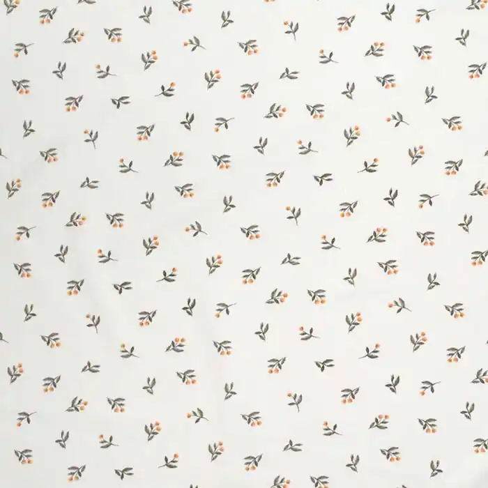 Exklusiv Jersey, Baumwolle, digital, pflanzlich, 29160-022, weiß