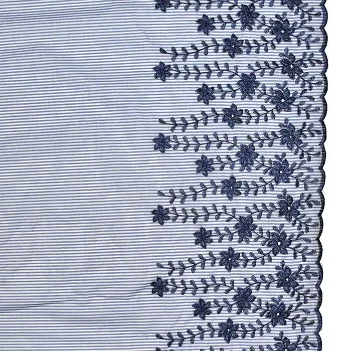 Highlight Baumwolle, Popeline, Stickerei, floral, 28411-001