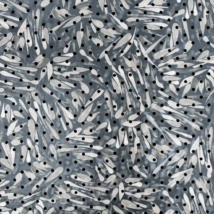 Garantierte Lieferung Chiffon, Polyester, digital, Punkte, 28774-10, schwarz