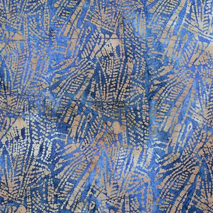 Baumwolle, Popeline, Batik, 29209-002, blau Heißes Angebot