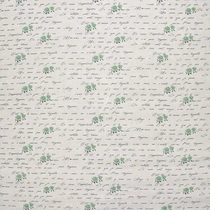 Gewebe, Baumwolle, Leinen, floral, 28865-143 Angebot