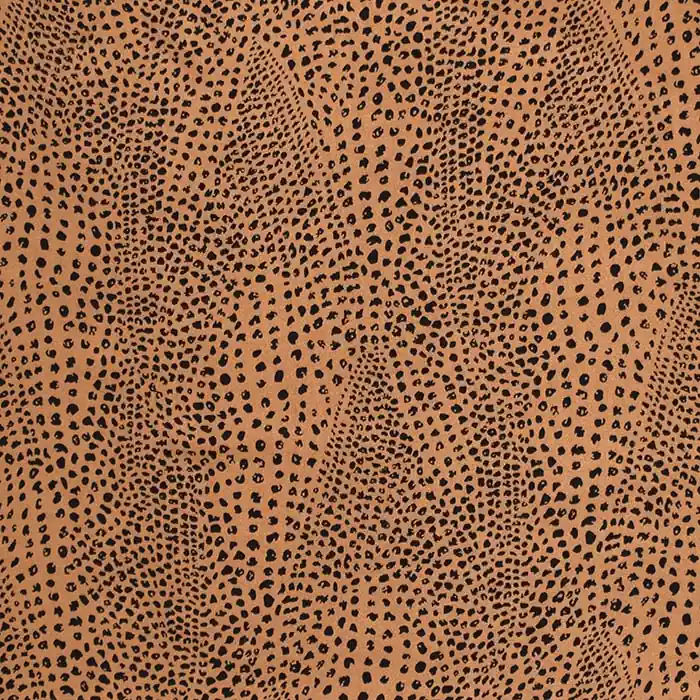 Gewebe, Viskose, tierisch, 28777-15, orange-braun Preisknaller