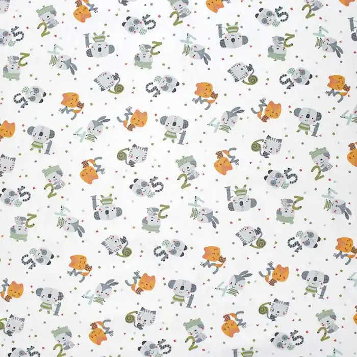 Baumwolle, Popeline, für Kinder, 28639-01, weiß Wochenendangebot