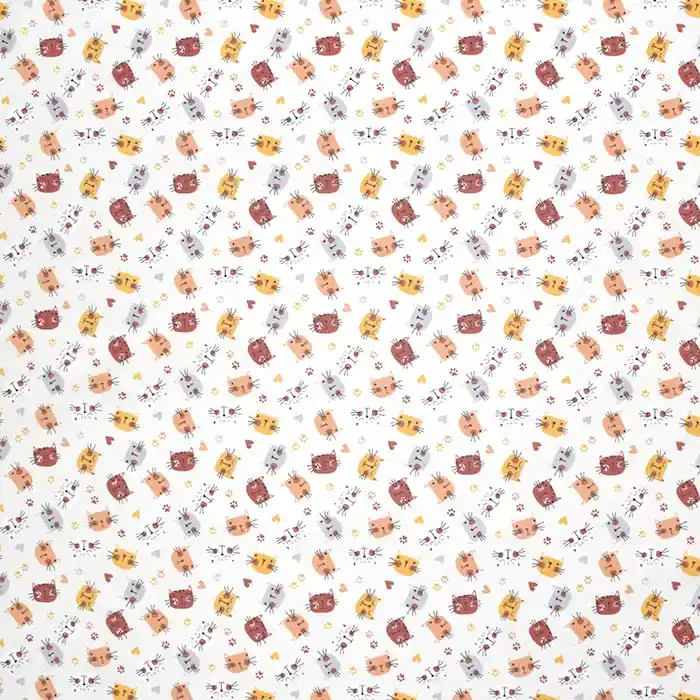 Baumwolle, Popeline, für Kinder, 28632-02, sahne Zertifiziert