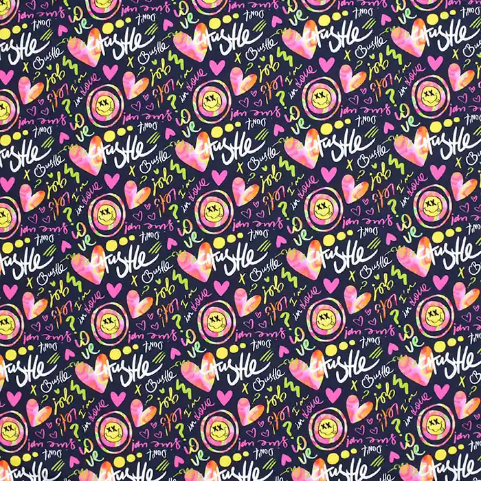 Jersey, Baumwolle, digital, 28981-15, schwarz Preiswert