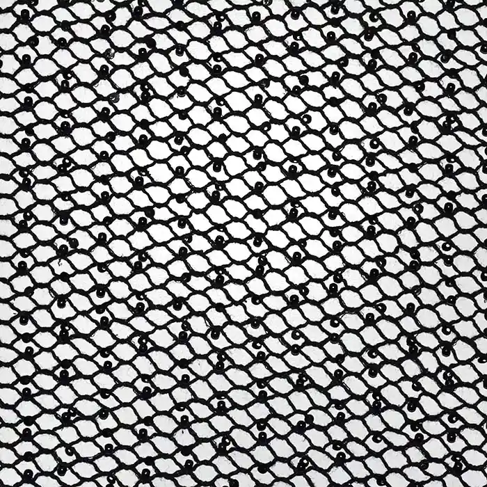 Mengenrabatt Wirkware, Netz, Pailletten, 28706-1001, schwarz