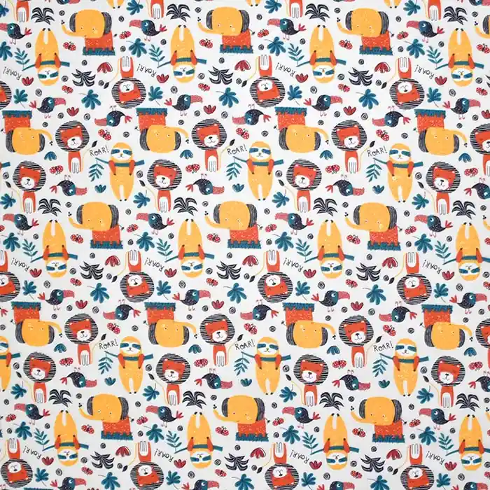 Jetzt Zugreifen Baumwolle, Popeline, Tiere, 28633-04