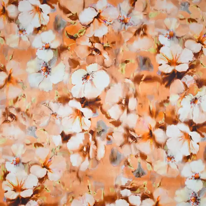 Seide, Satin, floral, 25006-55 Gratis Versand