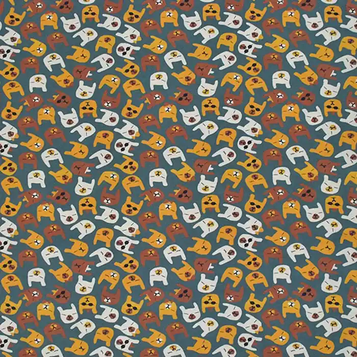 Jersey, Baumwolle, Tiere, 29110-208, grün Markenware