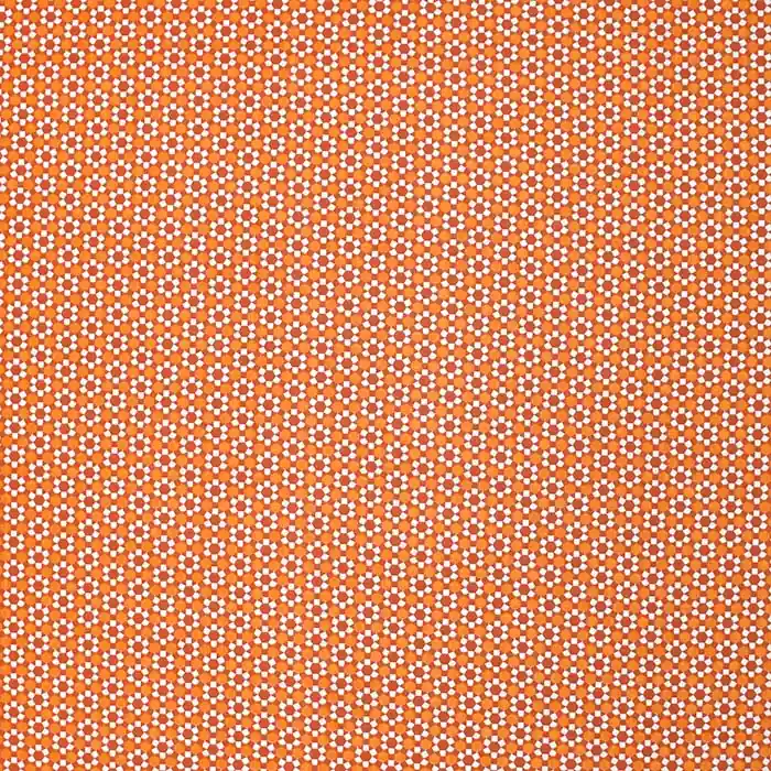 Neu Baumwolle, Popeline, geometrisch, 28597-03, orange