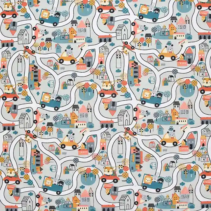 Markenprodukt Baumwolle, Popeline, für Kinder, 28624-04, türkis