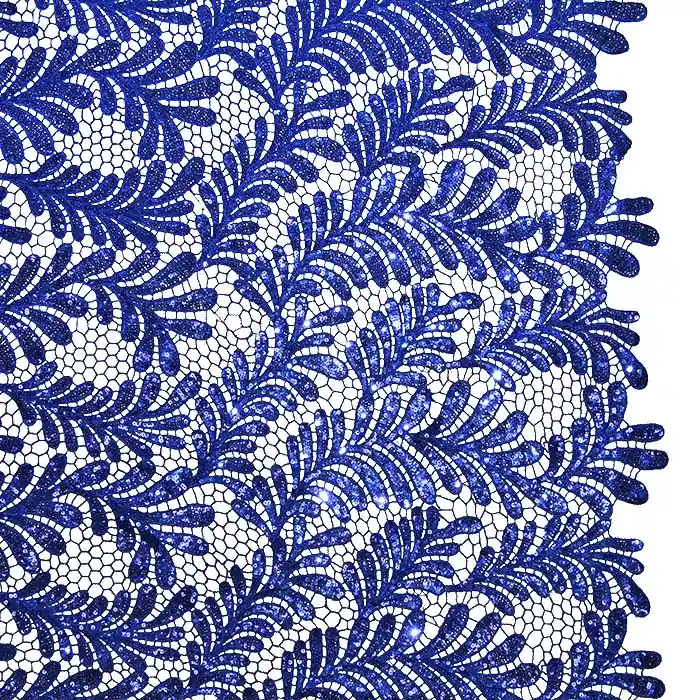 Angebot Spitze mit Pailletten, Natur, 28899-1508, blau