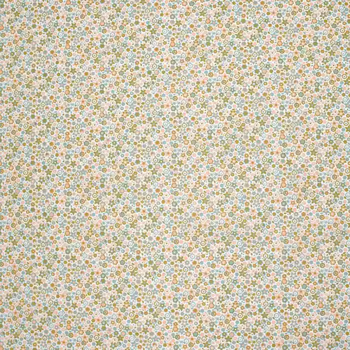 Bestpreis Baumwolle, Popeline, floral, 28642-01, grün