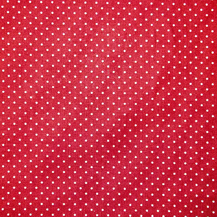 Knallerangebot Baumwolle, Popeline, Pünktchen, 17950-004, rot