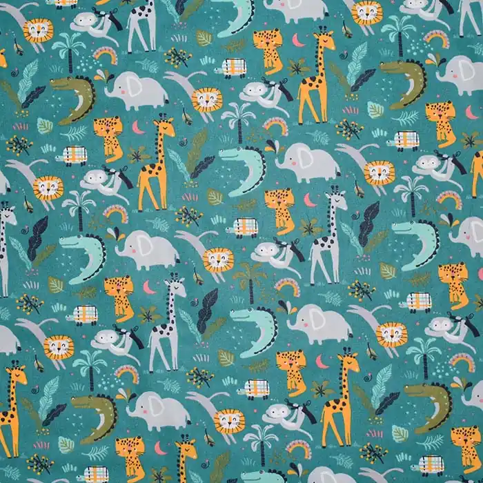 Direktkauf Baumwolle, Popeline, Tiere, 28629-01