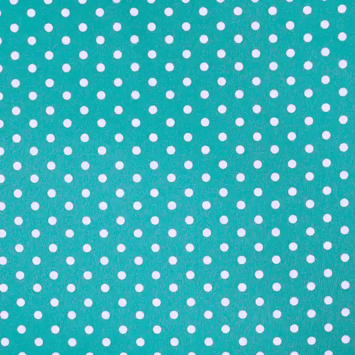 Direkt Vom Hersteller Baumwolle, Popeline, Punkte, 17952-009, türkis