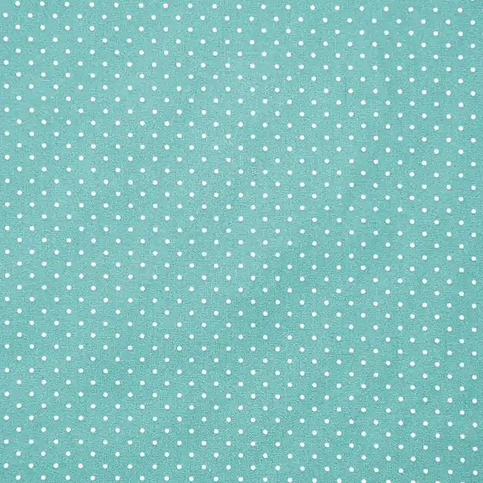 Top-Qualität Baumwolle, Popeline, Punkte, 17950-029, mintgrün