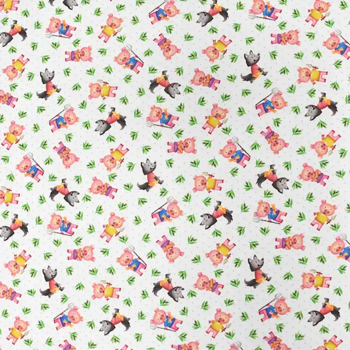Baumwolle, Popeline, digital, Tiere, 25887-4016 Weltweiter Versand
