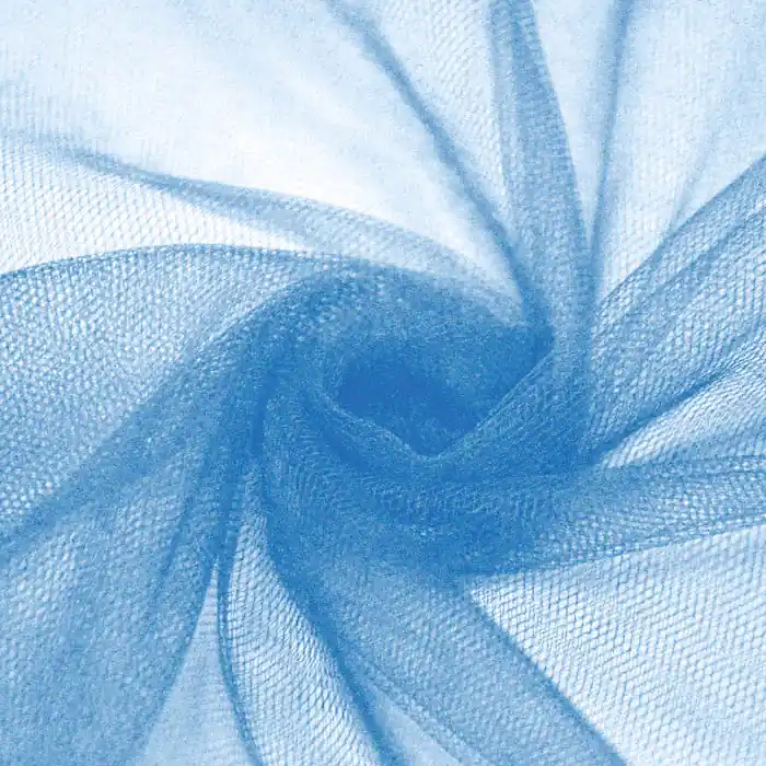 Kostenloser Versand Tüll, weich, 265 cm, 25221-112, blau